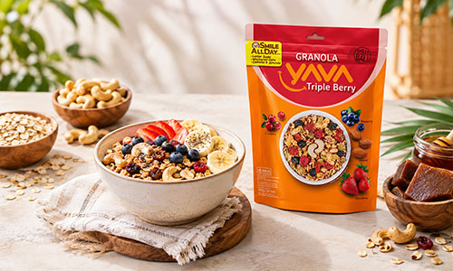 Granola YAVA: Menu Sarapan Sehat dan Camilan Renyah Kaya Nutrisi