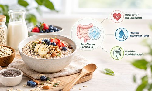 Kandungan Serat Beta-Glukan dalam Oats: Cara Kerja dan Manfaatnya bagi Tubuh