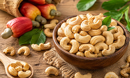 Olahan cashew atau kacang mete panggang renyah bernutrisi dari YAVA Bali