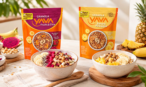 YAVA Granola No Oil & No Added Sugar: Manis dari Buah, Seru untuk Sarapan